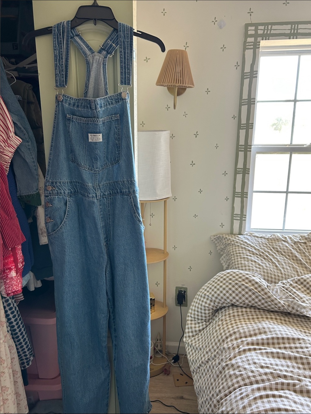 Levi's Light Blue Denim Overalls Jumpsuit